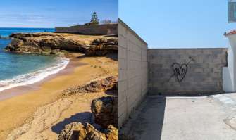 Un muro blocca l'accesso alle calette di Torre a Mare: magari � legale, ma quanto � opportuno?